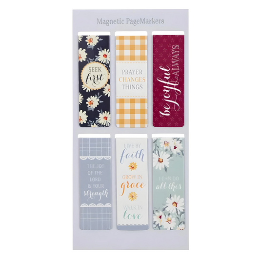 Daisies Magnetic Bookmark Set