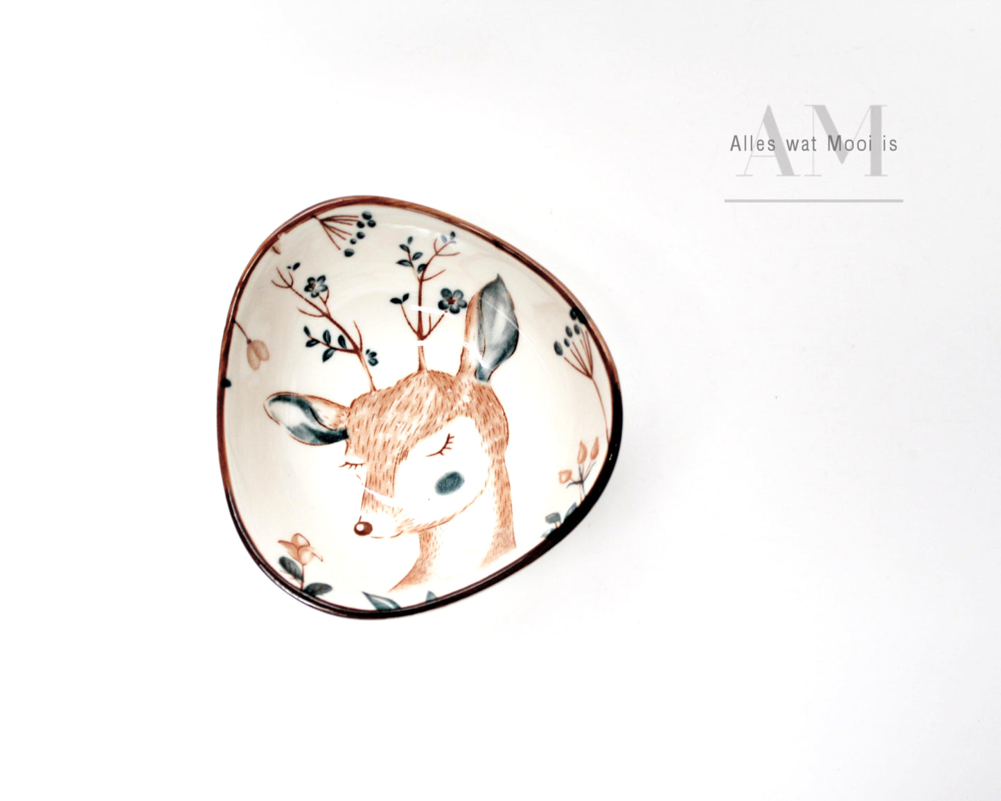 Deer Ceramic Bowl