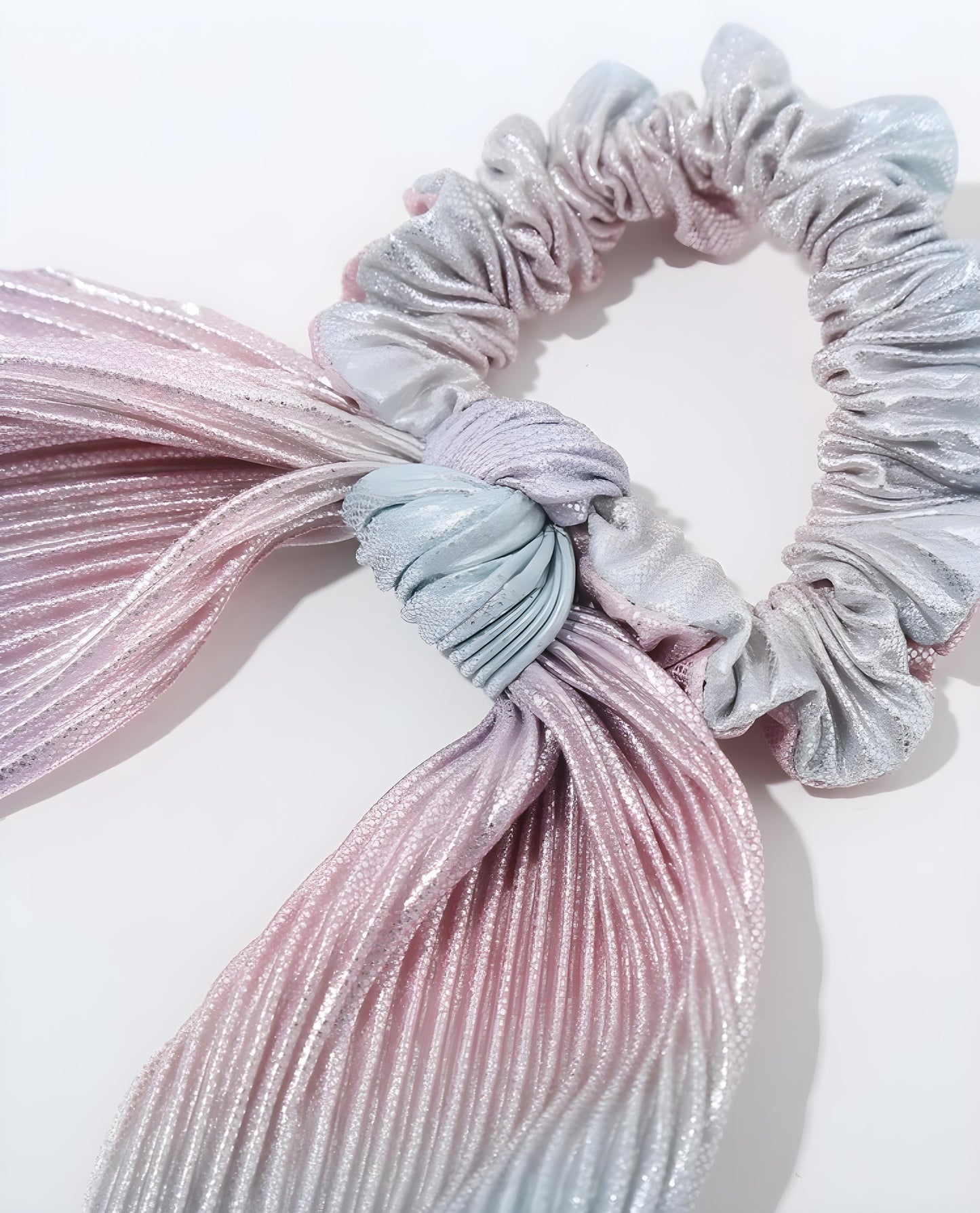 Metallic Ombre Scarf Scrunchie