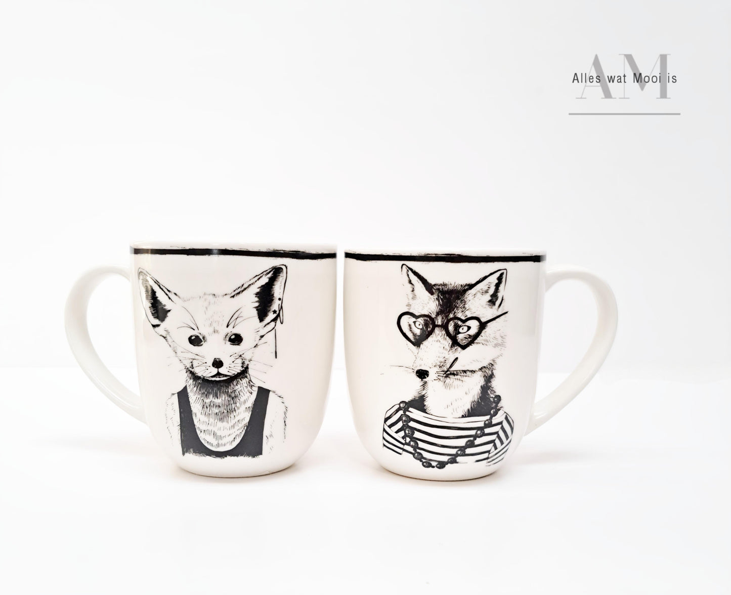 Quirky Animal Mug Set