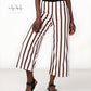 High Waist Stripe Pants