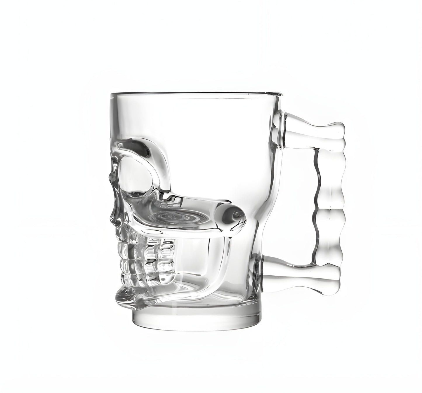 Skull Glass Beer Mug