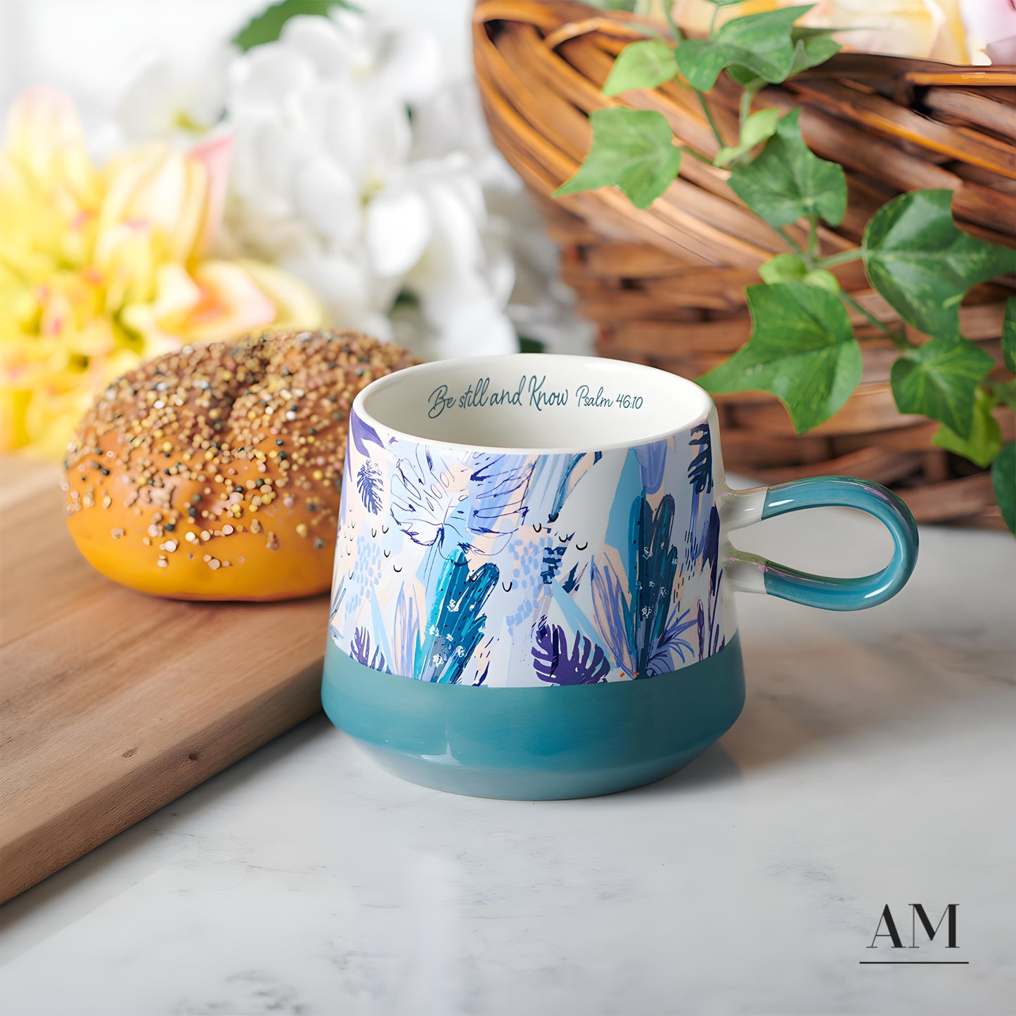 Be Still And Know Floral Mug