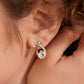 Criss Cross Rhinestone Earrings