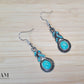 Vintage Blue Stone Earrings