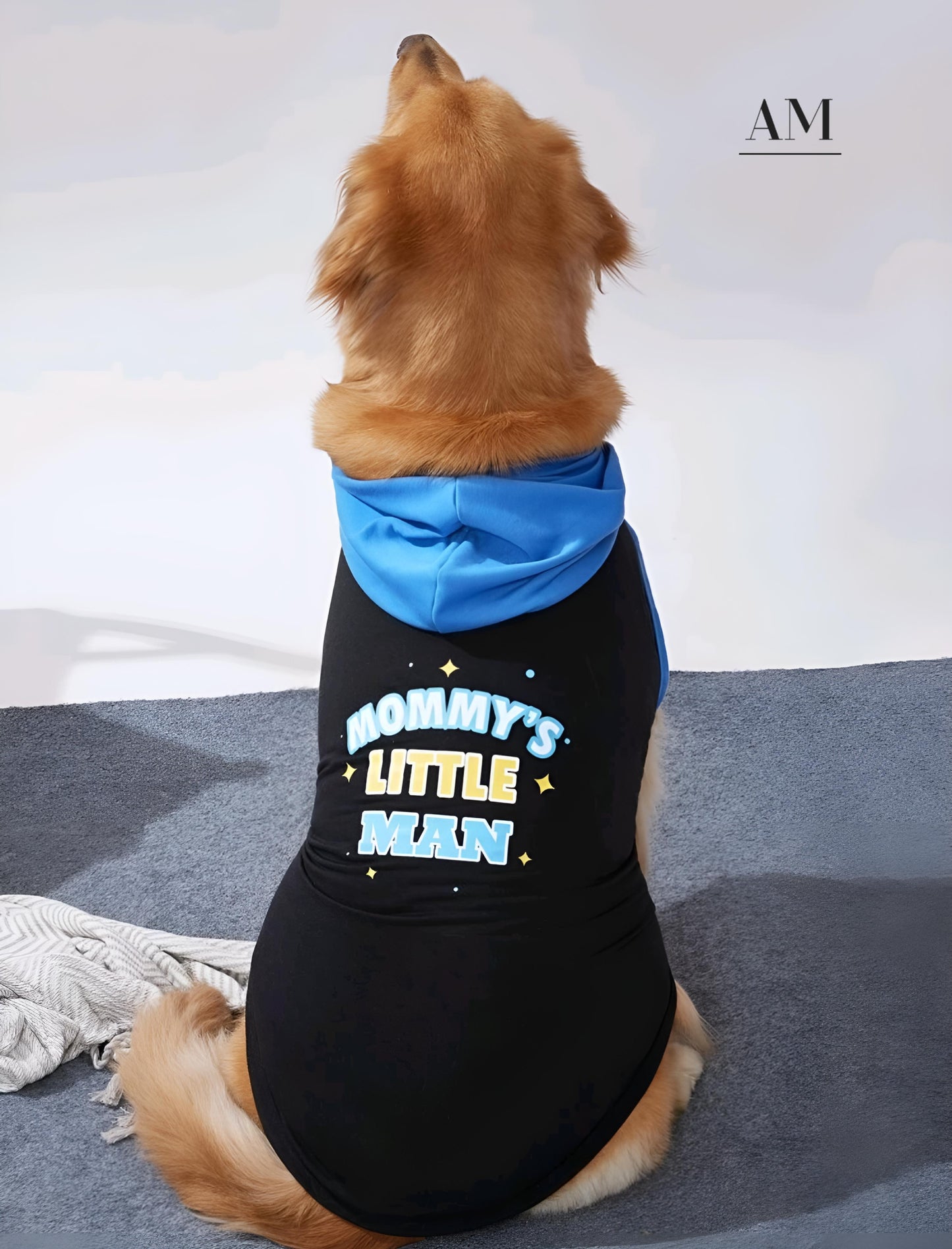 Mommy's Little Man Dog Hoodie