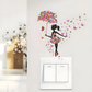 Butterfly Girl Wall Sticker