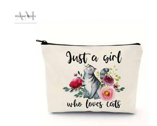 Girl Who Loves Cats Bag