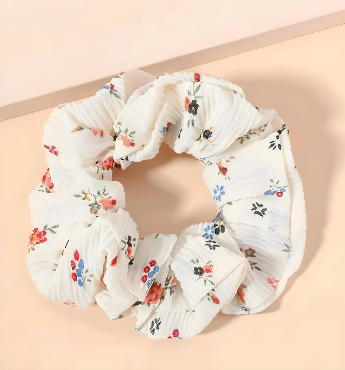 Vintage Floral Srunchie