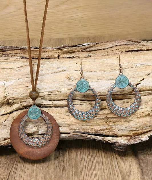 Boho Necklace & Earring Set