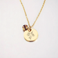 Stainless Steel Birth Month Flower Necklace