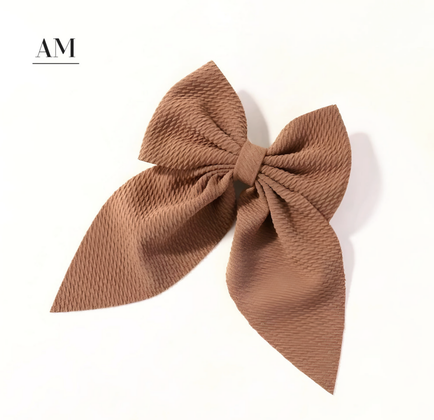 Brown Bow Hair Clip