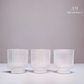 Ribbed Iridescent Candle Holder Set