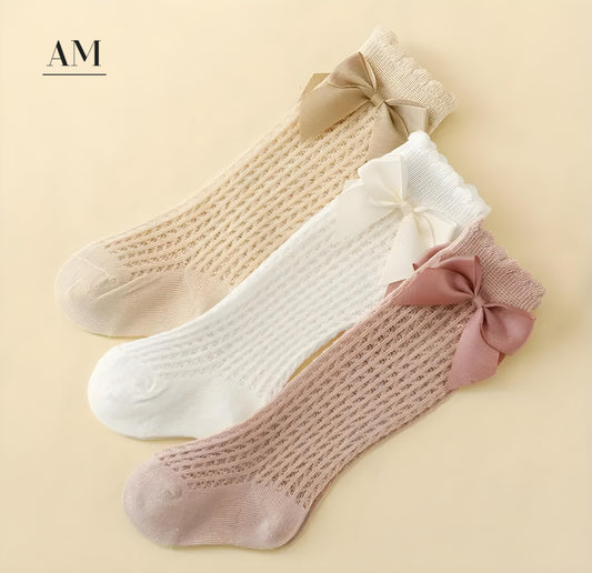 Baby Bow Calf Socks