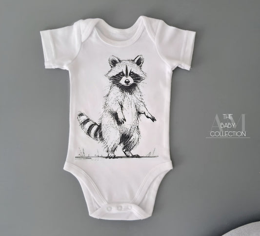 Raccoon Babygrow (3-6m)