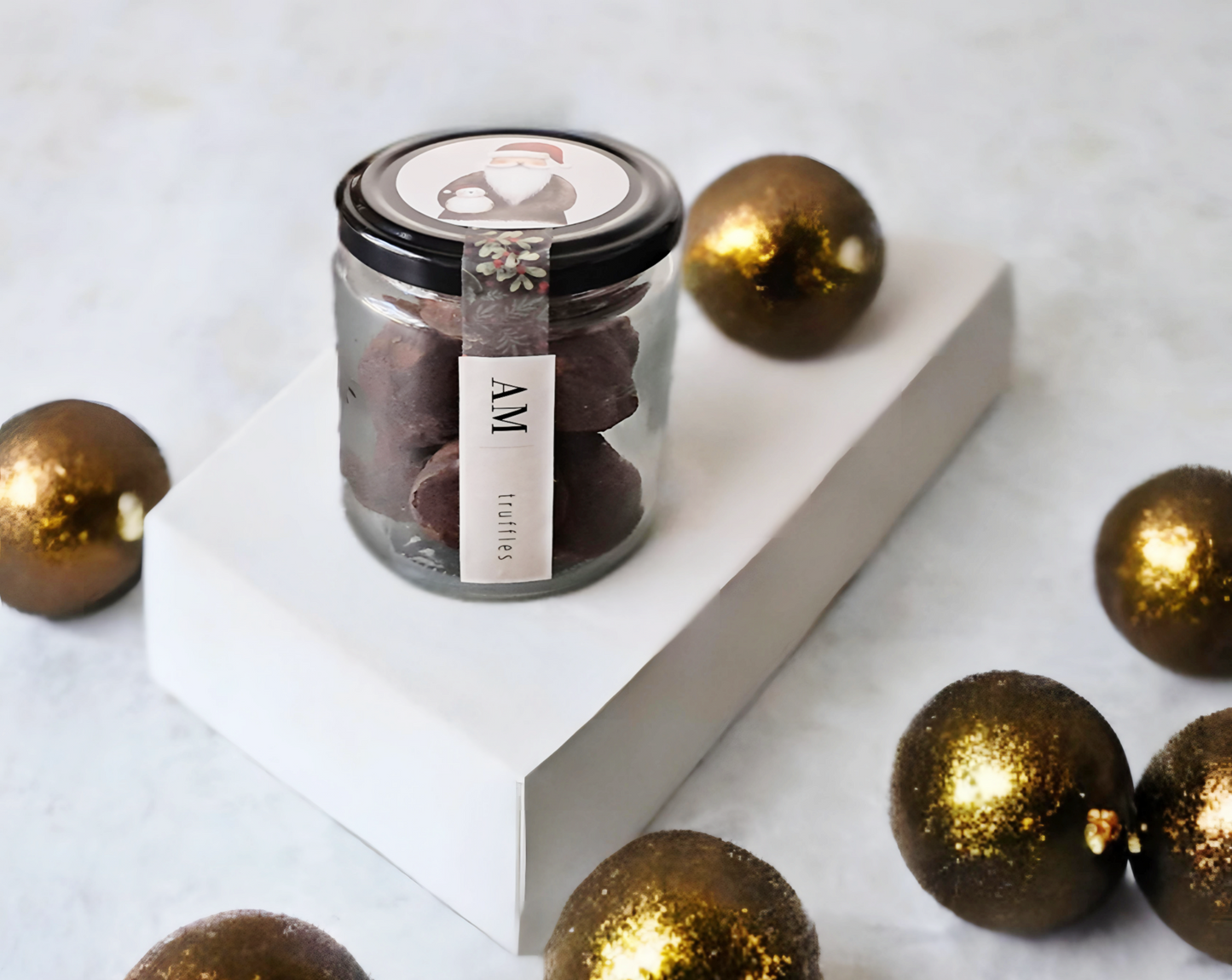 Santa Truffles Jar