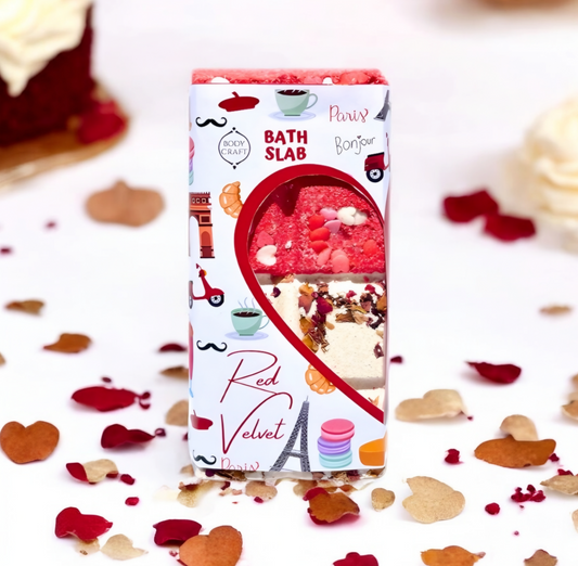 Red Velvet Bath Slab