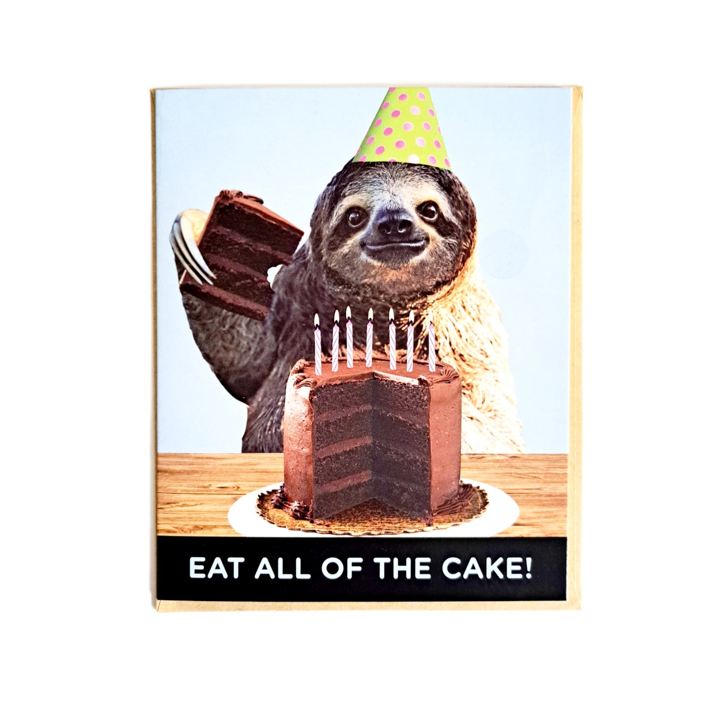 Sloth Cake Card