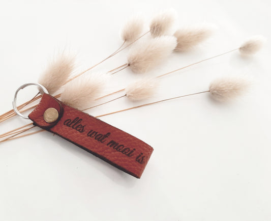 Mooi Leather Key Ring